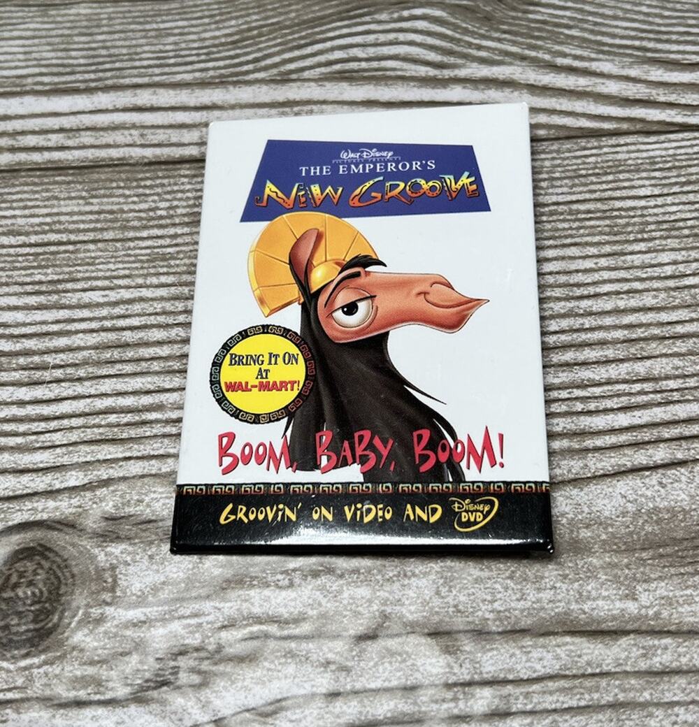 Walt Disney The Emperor's New Groove Pinback Button Disneyana Movie Pin